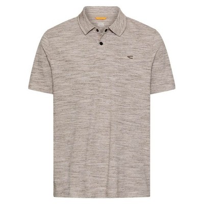 Camel active men's polo shirt regular fit brown marl 7P25 409920 26 mud brown