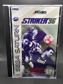 Striker 96 (Sega Saturn, 1996) COMPLETE!! W/ foam insert and registration card!!