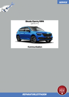 PDF Skoda Kamiq (2019 ➤) Reparaturanleitung Kommunikation Radio Navi MFL