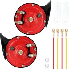 12V Loud Car Horn Kit with Installation Tools, Dual Tone 300dB Motorcycle Horn