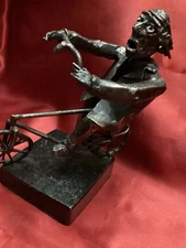 Wonderful Metal/ Marble “Funny” Man On Bike was £55 now £30