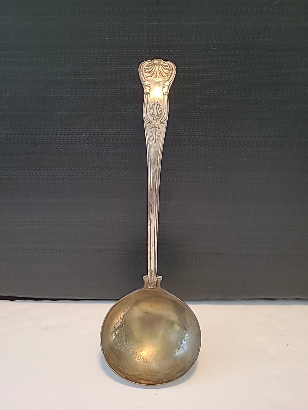 Silver Plated Sheffield England Company Ladle 12" Long And 4" Wide