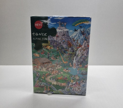 HEYE Puzzle Alpine Fun - Tanck 1000 Teile mit Poster Berge Neu in Folie