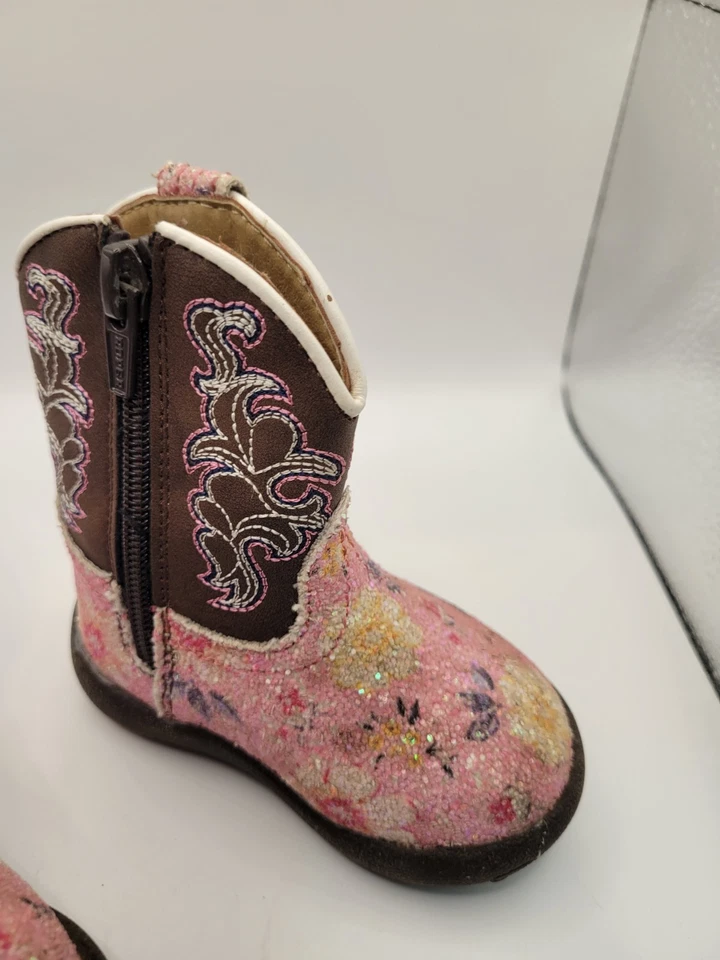 Botas de Vaquero Roper Bebé Niña Talla 3 Rosa Brillante Foto 3 de 4