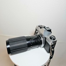 Praktica MTL5 Vintage Camera w/ Kalimar MC Auto Zoom 80-200mm TeleLenz