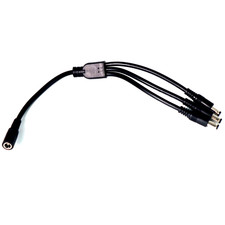 0.3m DC 1-to-3 Power Splitter Cable 5.5 2.1mm for Arcade/MAME DIY