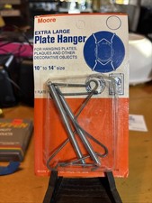 Moore Plate Hangers Zinc Plated XL, Holds 10  -14  