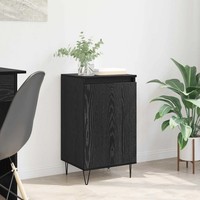 Sideboard Schwarz Eichen-Optik 40 X 35 X 70 Cm Holzwerkstoff