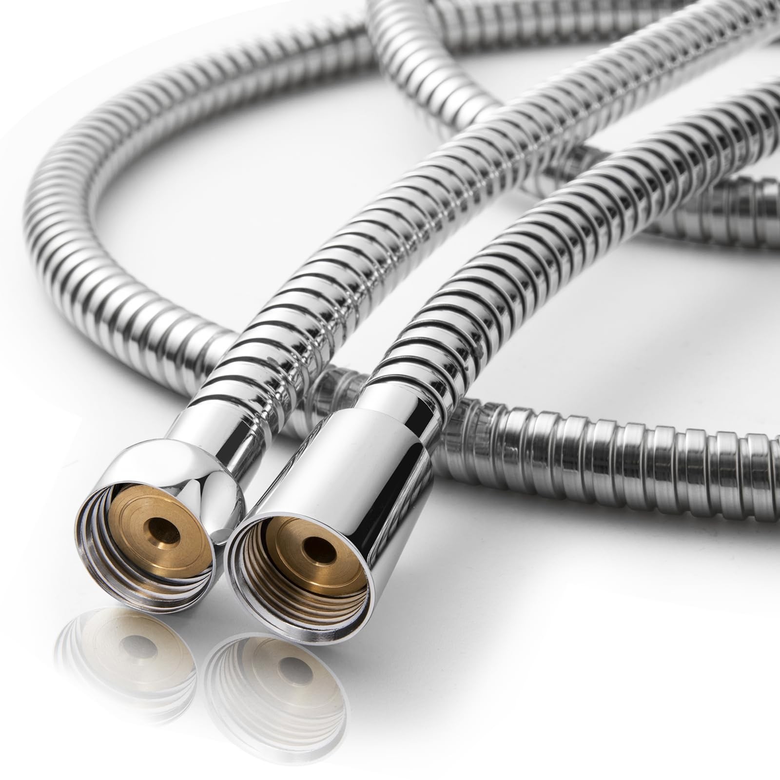 Flexible de douche 1.6m inox tuyau douche anti-torsion universel pour salle de bain
