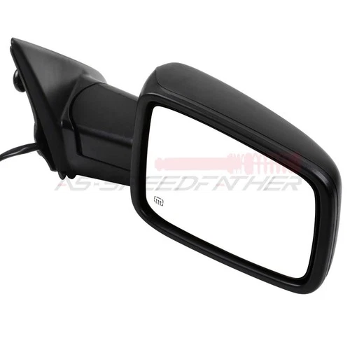 Power Manual Fold Heated Black Turn Signal For 2009-2015 Dodge Ram Right Mirror