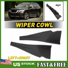 Fit Nissan Pathfinder 13-20 Left&Right Side Windshield Wiper Cowl Extension Trim