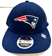 New England Patriots NFL NE Low Profile Trucker Snapback Hat~ Dark Navy