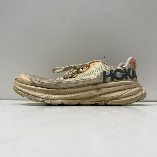 Hoka Clifton 9 Youth Cream VLS Running Shoes Size 4.5Y