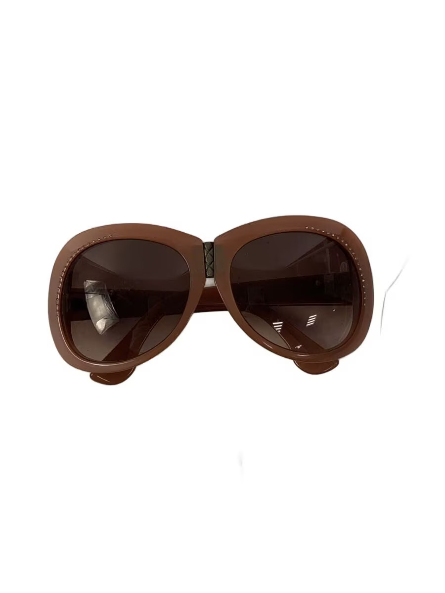 BOTTEGA VENETA Women's Oval Plastic Sunglasses, Brown