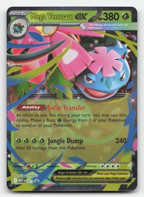 Mega Venusaur ex Holo ME: Mega Evolution Promo 013 P Pokemon NM