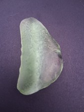 Genuine surf tumbled Sea Glass Pendant Sea Foam Green 17 g