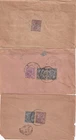 India used in Burma - 3 covers from railway post offices, R-30, R-31 & R-2