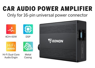 Eonon A303 50W Power Digital Amplifier DSP Audio AMP for Car Stereo Head Unit