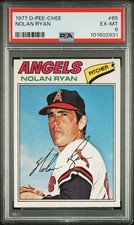 Nolan Ryan 1977 O-Pee-Chee OPC Baseball California Angels #65 PSA 6