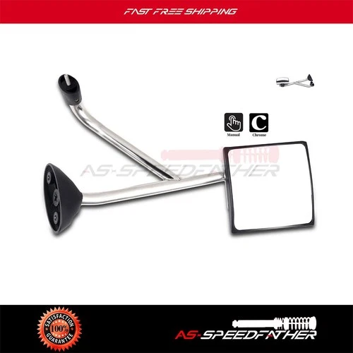For INTERNATIONAL Driver LH Side Chrome Hood Manual Mirror ASSEMBLY