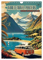 World Travel Posters - Nostalgic Trip Around The Globe (Wall Calendar 2026...