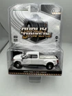 GREENLIGHT DUALLY DRIVERS SERIES 1 WHITE 2018 FORD F-350 LARIAT
