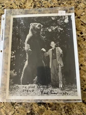 Fred Bear Vinage 8x10 Signed Photo with Original signature #6