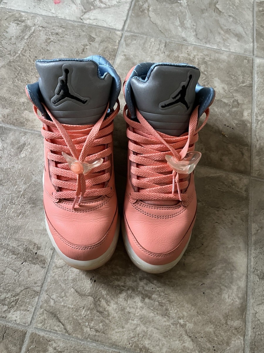 Jordan Air Jordan 5 Shoes Mens Size 5.5 Pink High Top Sneakers DV4982-641 Nike Air Jordan 5 Retro DJ Khaled We The Best Crimson Bliss  main image 3