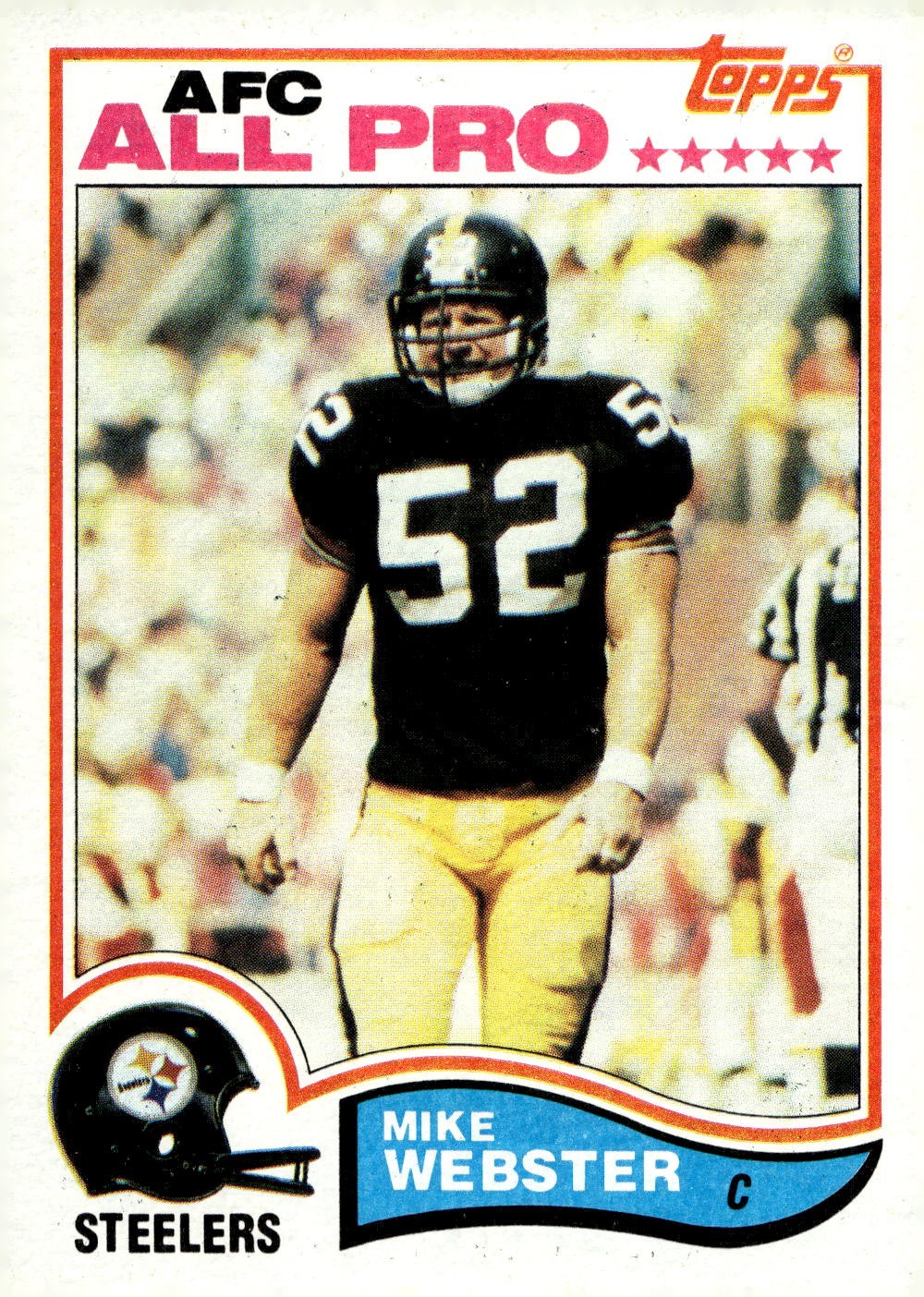 1982 Topps #222 Mike Webster