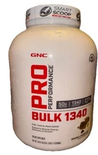 GNC Pro Performance Bulk 1340 - Double Chocolate, 9 Servings Exp 1/26 Sealed
