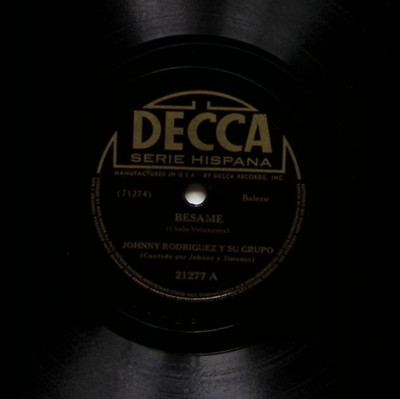 JOHNNY RODRIGUEZ Y SU GRUPO  BÉSAME / IMPOSIBLE  78 RPM 1307