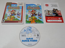 Super Paper Mario Nintendo Selects Edition Nintendo Wii Game Complete CIB