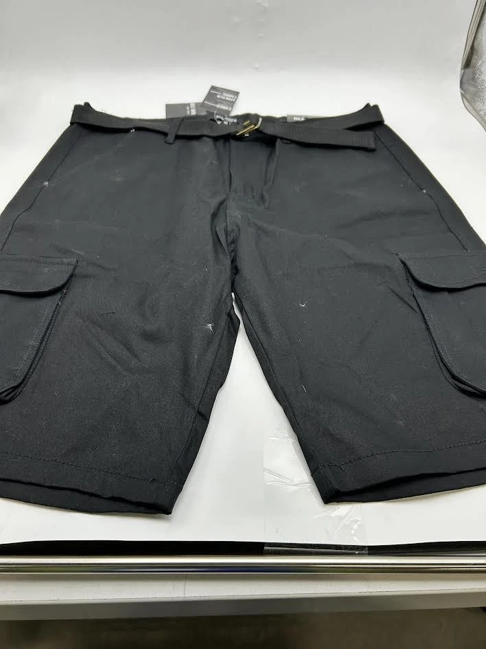 BLU ROCK CARGO WITH 2 EASY ACCESS POCKETS - SIZE: MEN 36 - BLACK