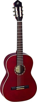 Ortega Guitars R121-7/8WR Family Series 7/8 Body Size Nylon 6-String Guitar w...
