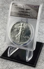 1986 $1 American Eagle 1oz Fine Silver ANACS Certified MS69