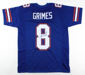  Trevon Grimes Signed Gators Jersey (JSA Holo) 2020 Florida Star Wide Receiver 