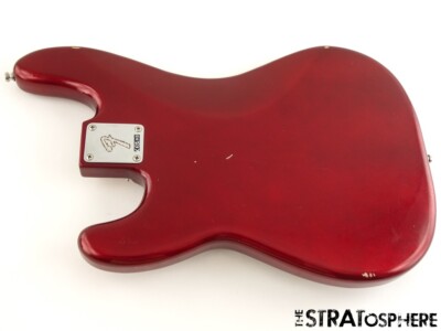 LOADED Fender Nate Mendel Precision P BASS BODY Parts Candy Red