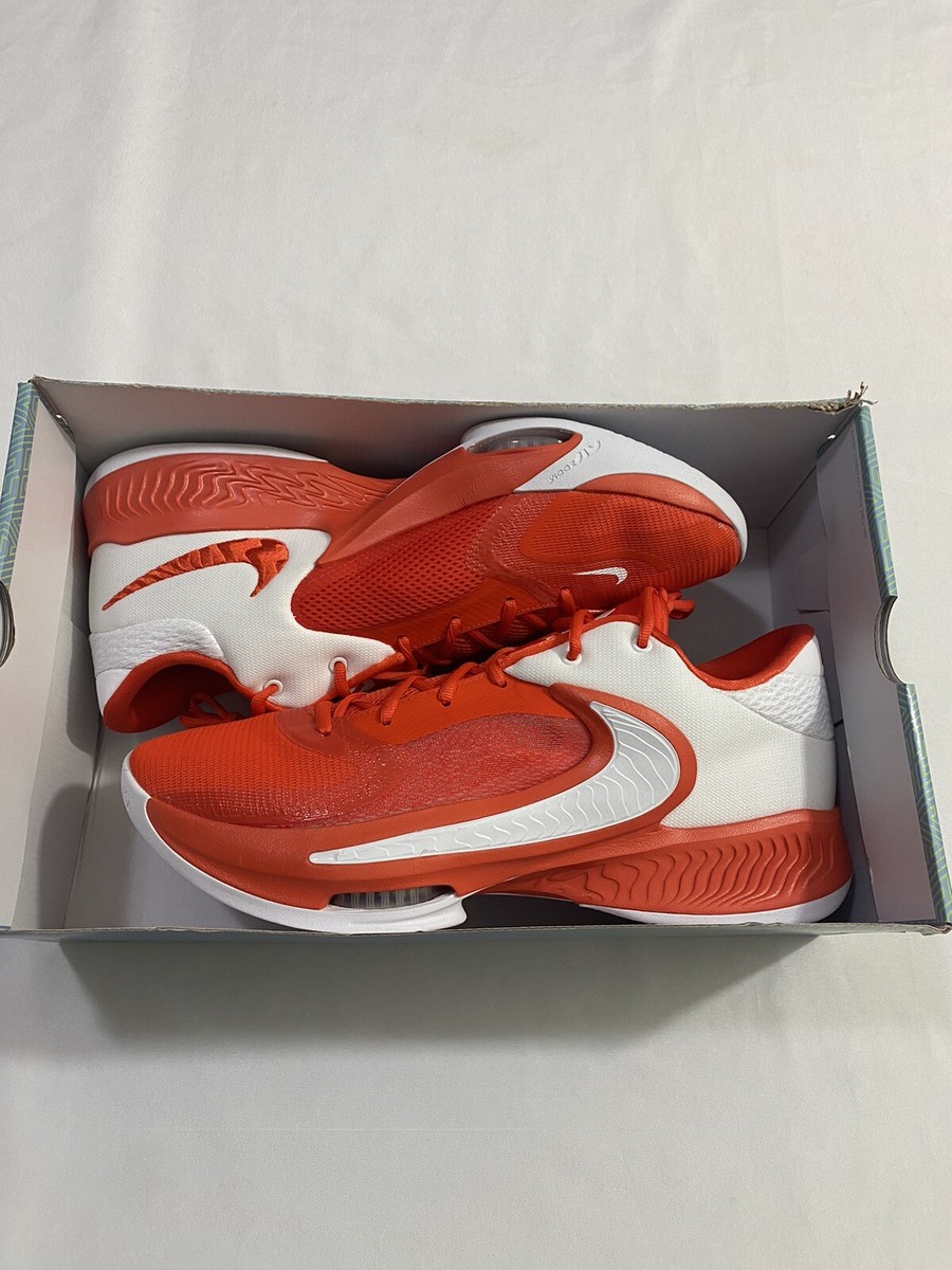 New Mens Size 15 Orange Nike Zoom Freak TB Promo Basketball