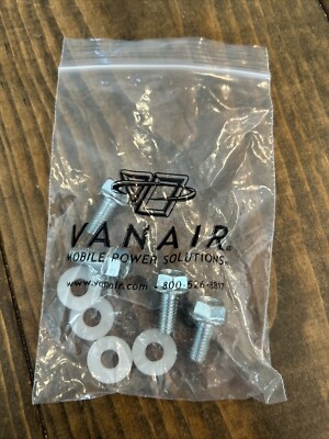 Vanair OEM compressor housing screws and nylon washers. 4 pc.ea.