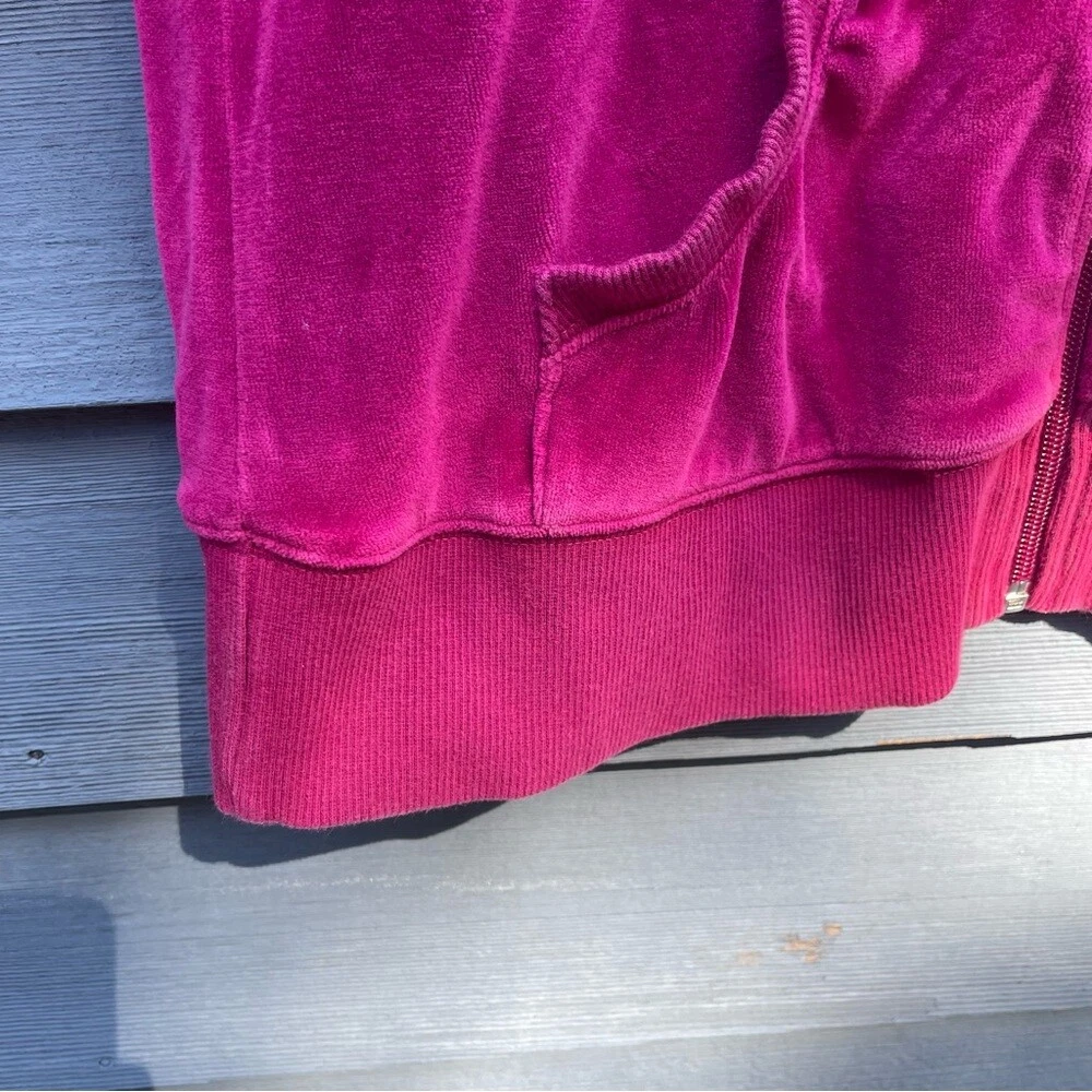 VETEMENTS Reebok purple zip up velour sweat jacket medium