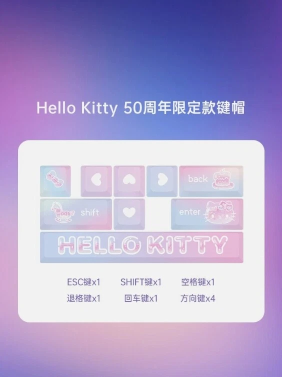 Razer x Sanrio Hello Kitty¹ Blackwidow TKL Mechanical Keyboard & Mouse Combo - Image 4 of 4