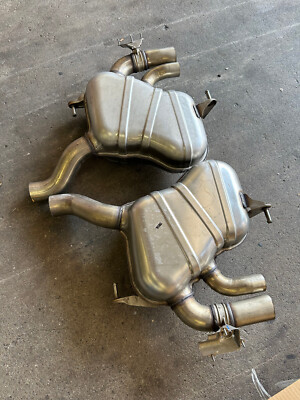 Mercedes AMG SL63 R232 W232 Genuine Muffler Set Left & Right 2022-2023
