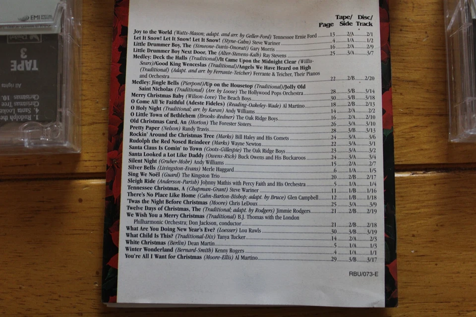 READERS DIGEST A POP N COUNTRY CHRISTMAS - VARIOUS CASSETTE LOT [NEW SEALED] - Image 2 of 4