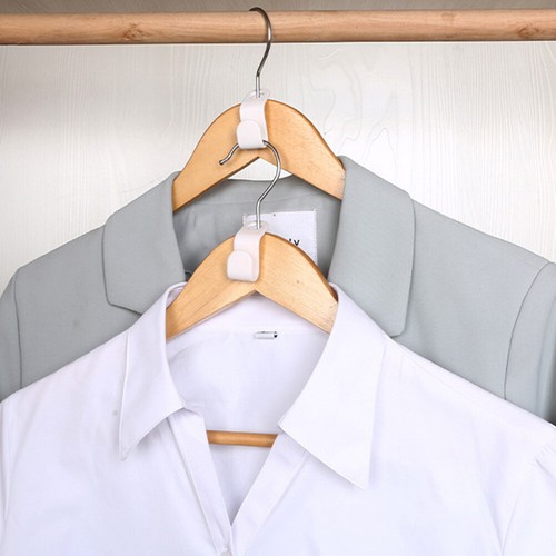 US 48 Closet Clothes Hanger Connector Hooks Space-saving Organizer Rack Clips - 第 30/36 張圖片