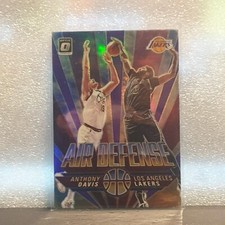 2021-22 Optic Anthony Davis Air Defence Silver Prizm Insert - Los Angeles Lakers
