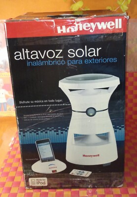 Speaker, Wireless outdoor Solar Speaker, made for iPod, complete, by HoneyWell
