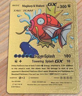 Magikarp & Wailord GX Tag Team Gold | eBay