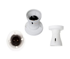 Straight Bayonet Batten BC B22 Ceiling Light Fitting Bulb Holder Lamp Socket