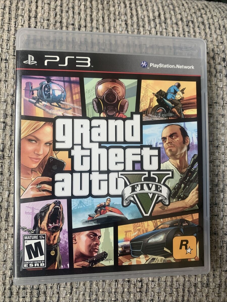 Grand Theft Auto V - GTA 5 - PlayStation 3 - lojarockgames