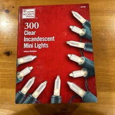 Home Accents Holiday. 300 Clear Incandescent Mini Lights Indoor/Outdoor